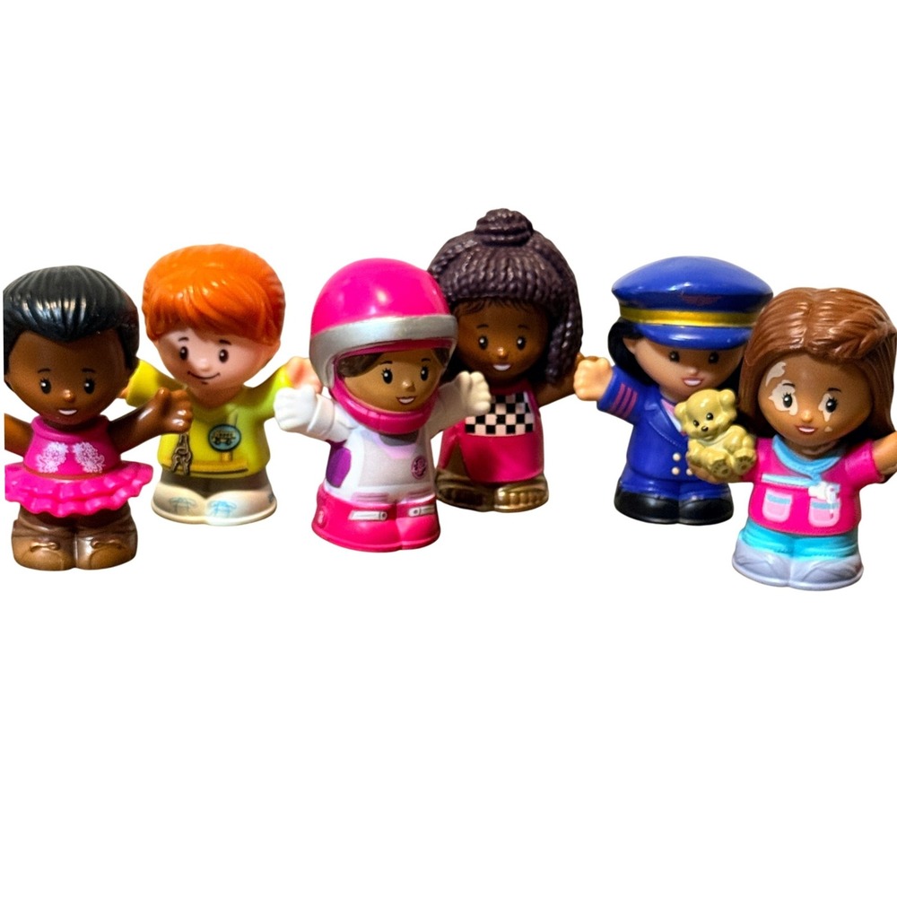 Fisher Price Little People You Can Be Anything Girl Figures,Mix Lot of 6